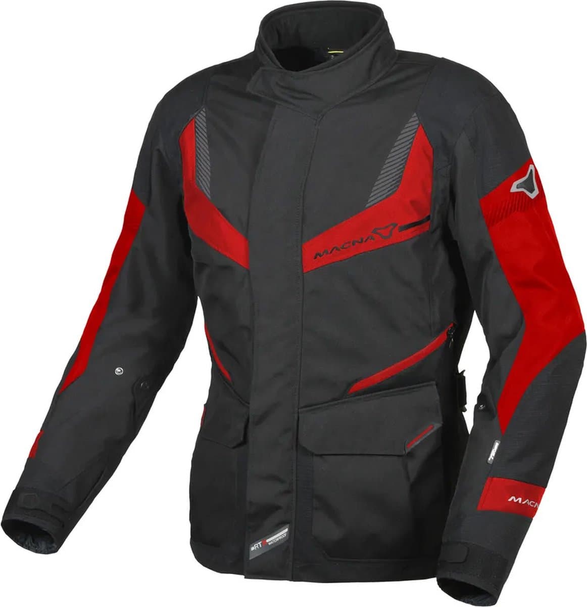 Macna Rancher Textile Waterproof Jas Dames Zwart Rood - Maat - Jas (EAN: 8718913118126)