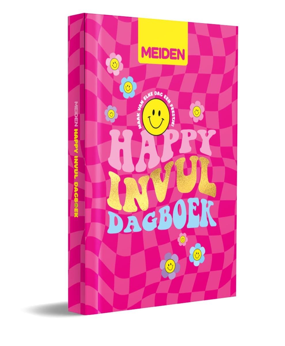 MEIDEN Happy Invuldagboek – Creatief Dagboek voor Meiden – Schrijven, Tekenen & Moodtracken (EAN: 9789083529295)