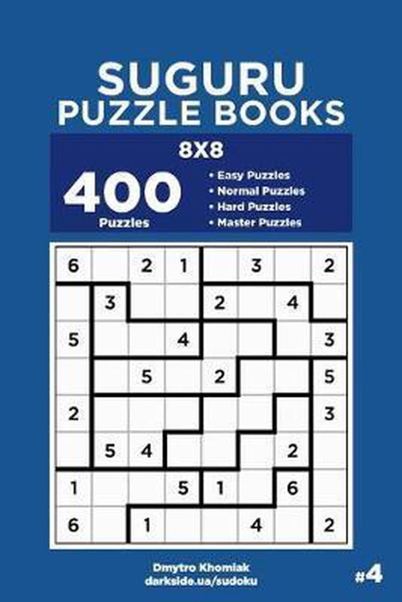 Suguru Puzzle Books- Suguru Puzzle Books - 400 Easy to Master Puzzles 8x8 (Volume 4) (EAN: 9781695001404): Waarom ik meteen nieuwsgierig werd