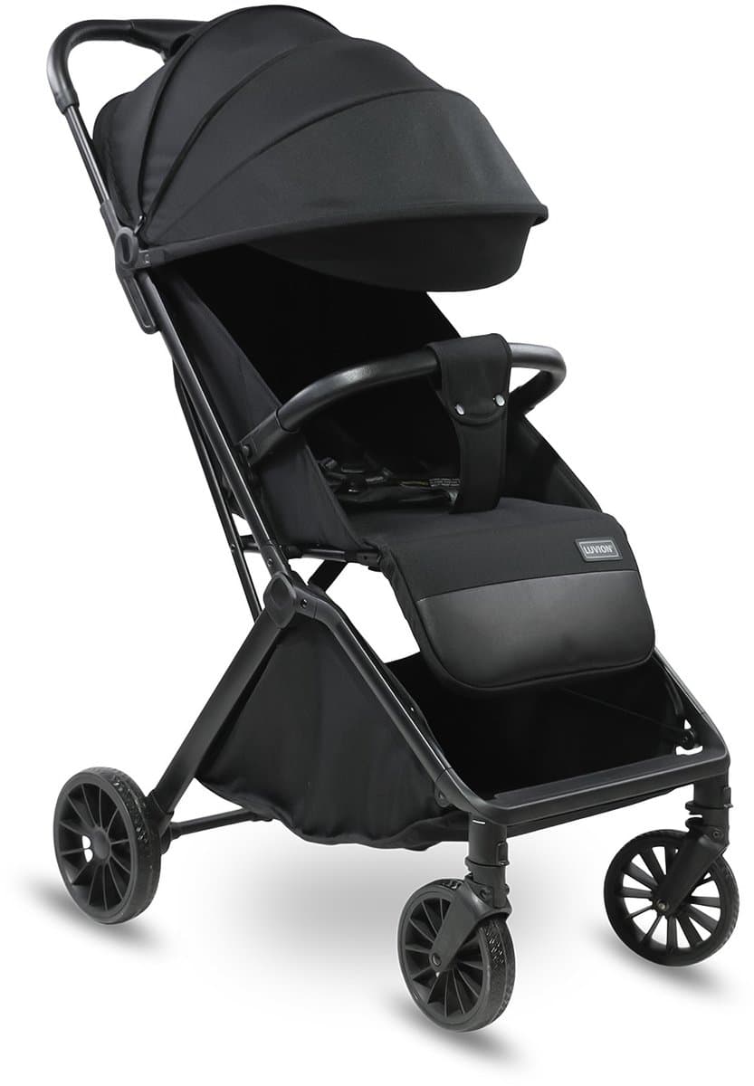 LUVION® Oslo Buggy - Plooibuggy lichtgewicht inklapbaar - Zwart - Inclusief Travel Bag (EAN: 8718546348990)