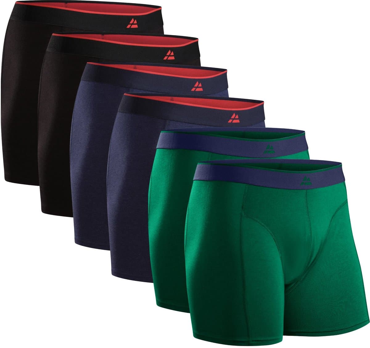 DANISH ENDURANCE Boxershorts Bamboe Viscose Heren Ondergoed - ultiem draagcomfort - 6 pack - Meerkleurig - Maat M (EAN: 5713205041376)