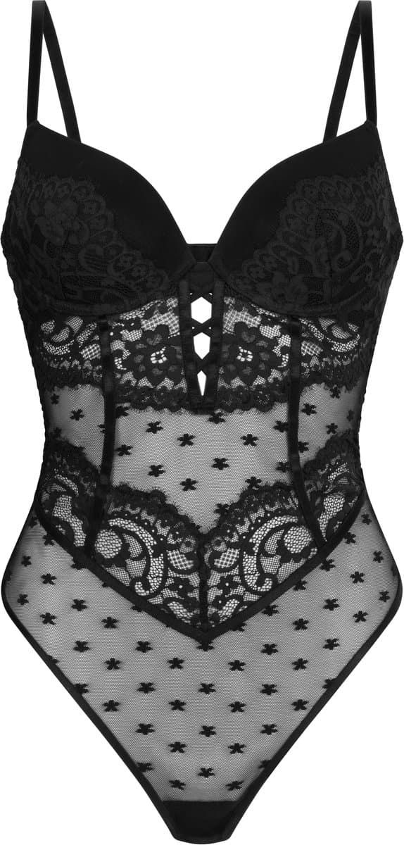 Hunkemöller Body Valora Zwart (EAN: 8720991729507)