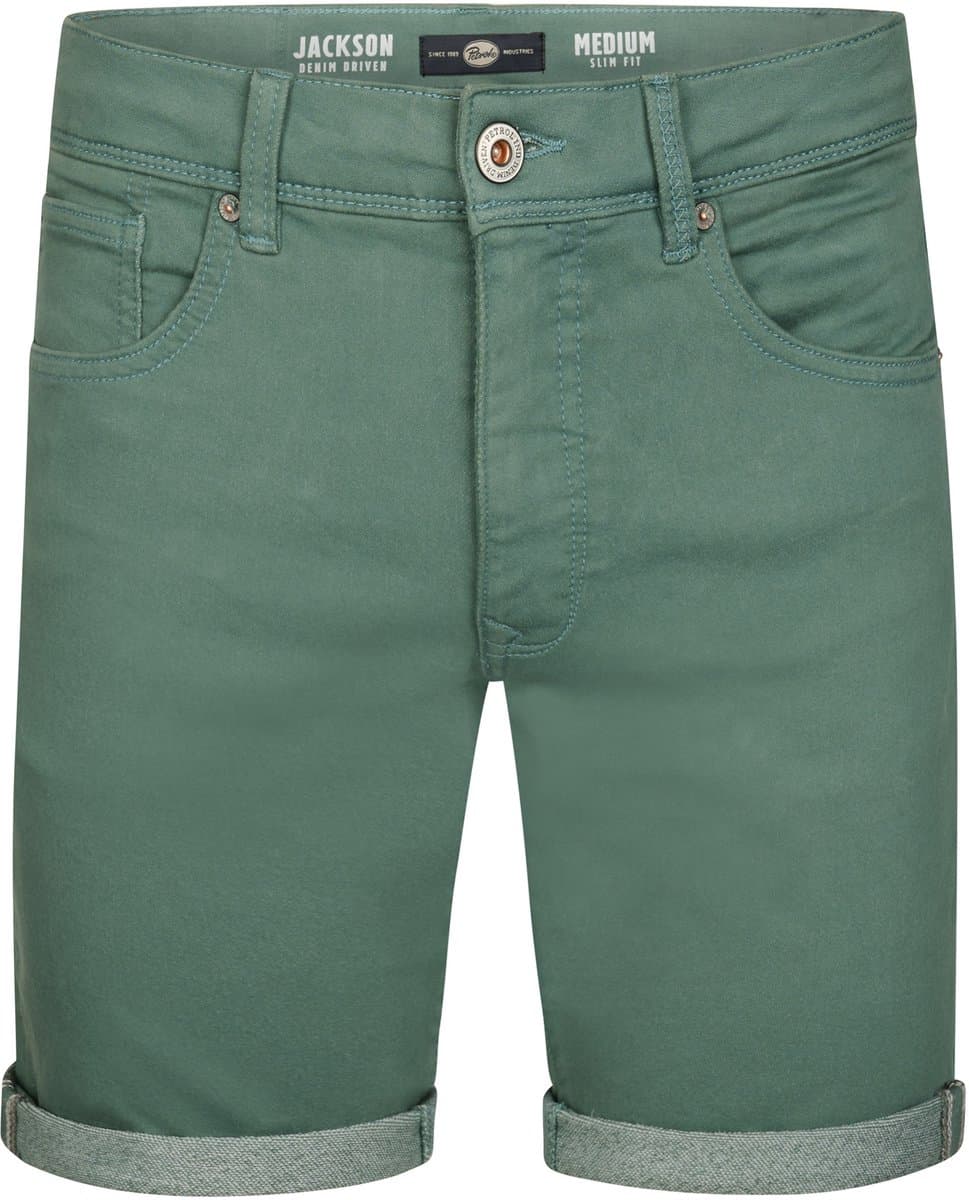 Petrol Industries Denim Shorts Heren - Jogg Denim Korte Broek - Slim Fit - Stretch Spijkerbroek - Herenkleding - 5 Zakken - Mannen Jeans - Groen - Maat L (EAN: 8721112247238): 🌱 Waarom ik deze shorts heb gekozen