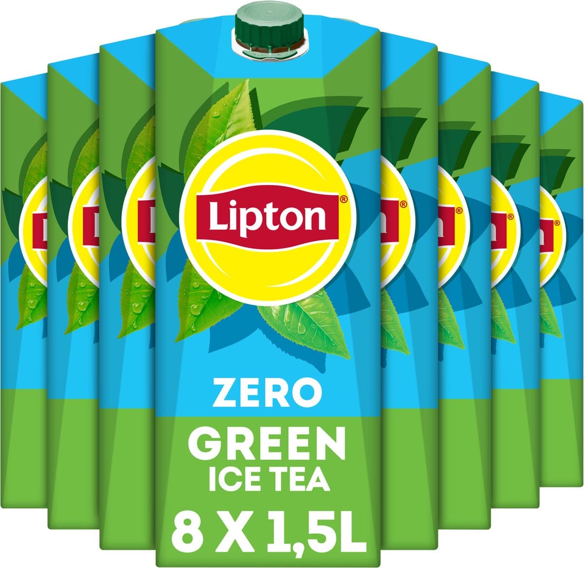 Lipton Ice Tea Green - Zero Sugar - 8 x 1.5L - Voordeelverpakking (EAN: 8711327547858): 📦 De verpakking – handig voor de maker in mij