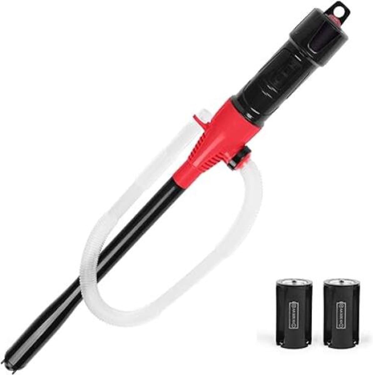 Elektrische Handpomp Overhevelpomp - Hevelpomp Met Slang - Brandstof Pomp - Benzinepomp - Hevelpomp Voor Benzine - Vloeistofpomp - Benzinepomp - Dieselpomp - Geschikt Voor Benzine, Diesel, Olie En Water - Rood (EAN: 9193396896683): Waarom ik hem m...