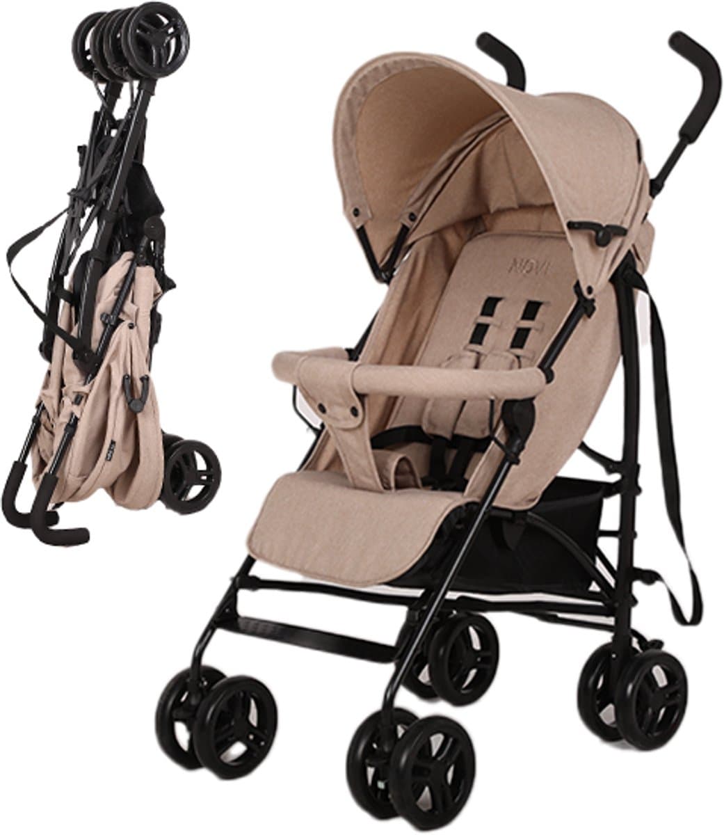 Novi Baby Nick Buggy - Geschikt vanaf 6 maanden - lichtgewicht buggy - Zand Melange (EAN: 8717385003367)