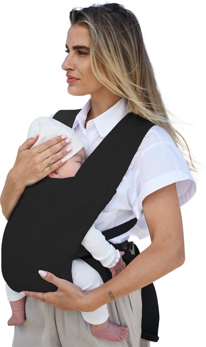 Deryan Nova Draagzak - Baby Draagzak - Ergonomische Buikdrager - Zwart (EAN: 8721082969529)