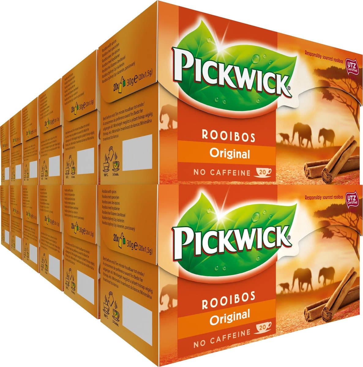 Pickwick Original Rooibos Thee - 12 x 20 theezakjes (EAN: 8711000908730)