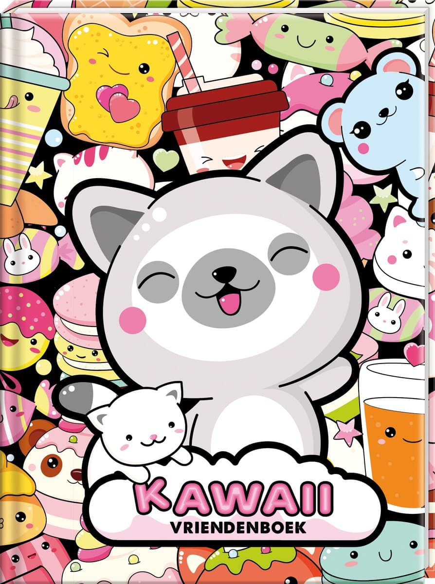 Kawai – Vriendenboek – 80 Pagina’s – Hardcover – Invulboekje voor Kinderen (EAN: 8718998055828): **Wat maakt dit invulboekje bijzonder**