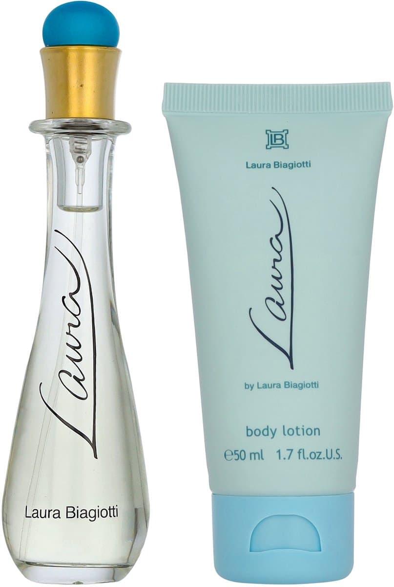 Laura Biagiotti Laura Giftset - 25 ml Eau de Toilette -Body Lotion 50ml (EAN: 8059036000401)