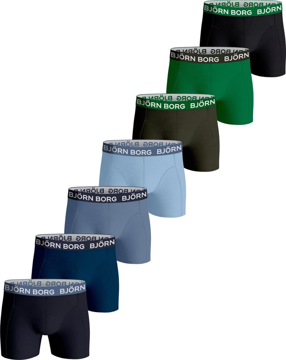Björn Borg Cotton Stretch Heren Boxers (7-pack) - Multicolour - Maat M (EAN: 7321465550958): Waarom ik meteen nieuwsgierig was