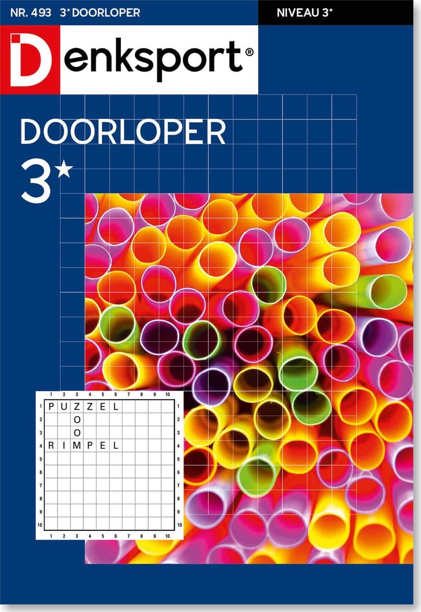 Denksport Puzzelboek Doorloper 3*, editie 493 (EAN: 8710835881973)
