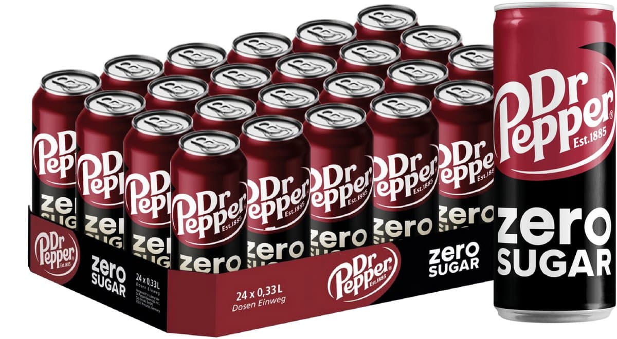 Dr Pepper Zero 24 x 330ml (EAN: 8720938893025)