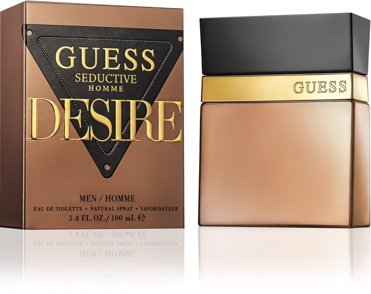 GUESS SEDUCTIVE DESIRE FOR MEN EDT 100ML SPRAY (EAN: 0085715331557): Een geur die je werkruimte verandert in een safe haven
