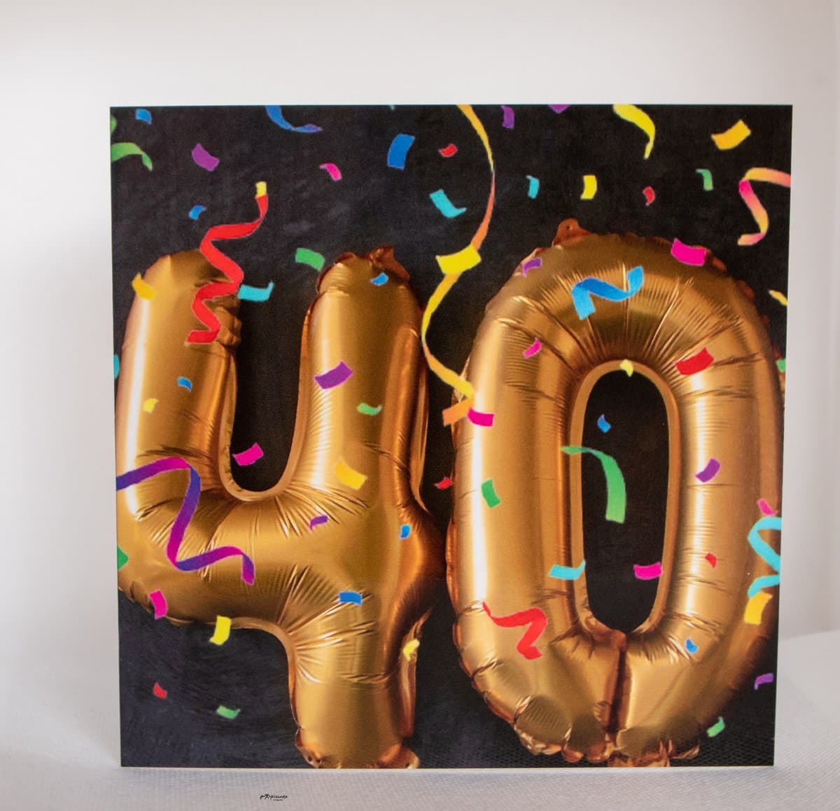 Kleintje fotografie wenskaart (A6) 40 jaar, felicitatiekaarten, kaarten, kaartjes om versturen, verjaardag wenskaarten (EAN: 9501345725258): 📏 Formaat en kwaliteit – precies goed