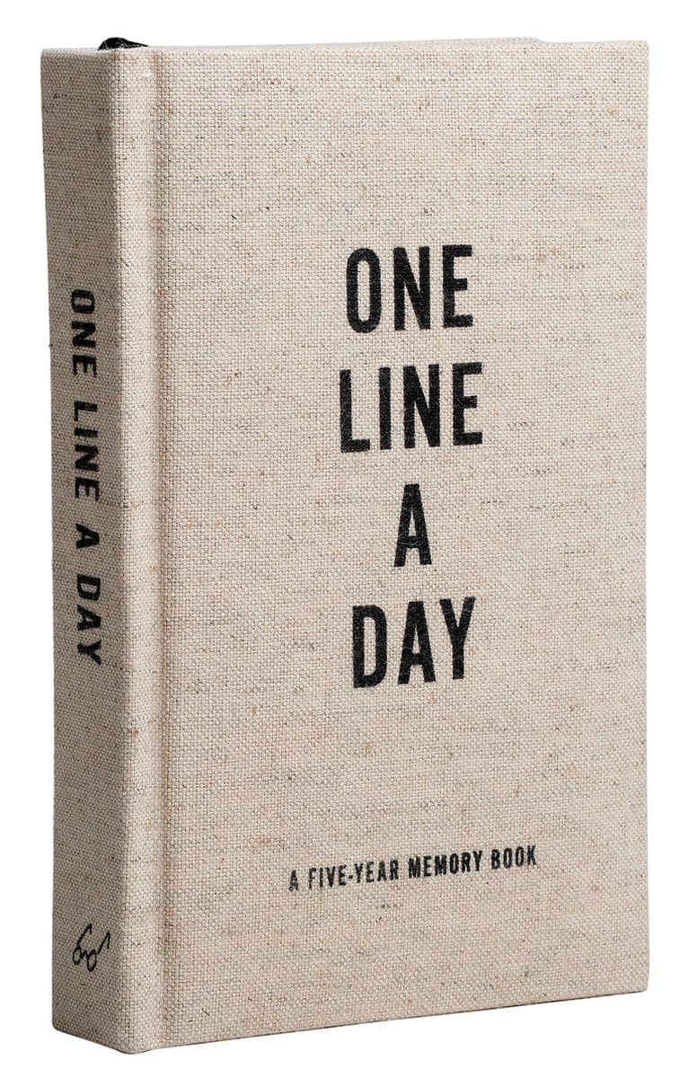 Canvas One Line a Day - Dagboek voor 5 jaar - A Five-Year Memory Book (EAN: 9781452174792)