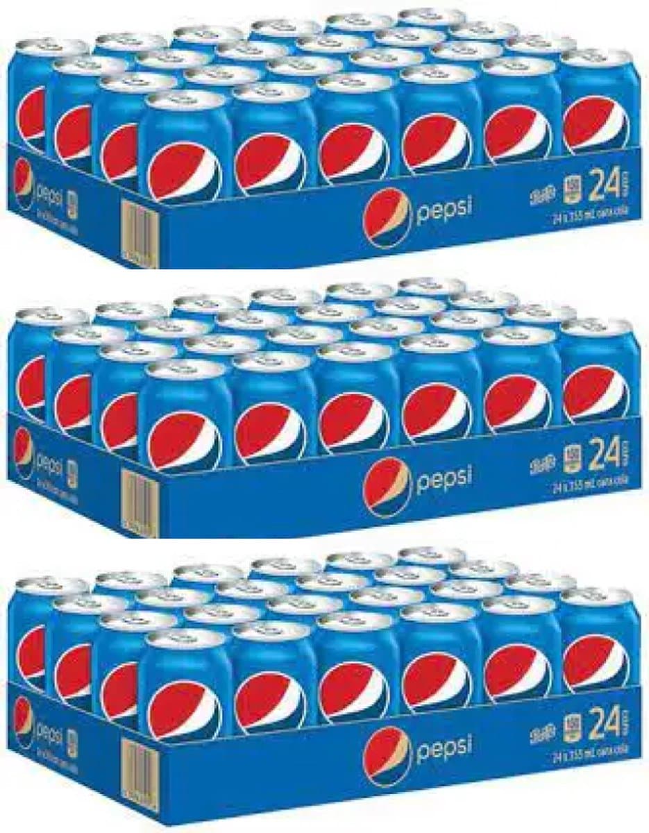 Pepsi Triple Pack - 72 x 330 ml (EAN: 7434235149167)