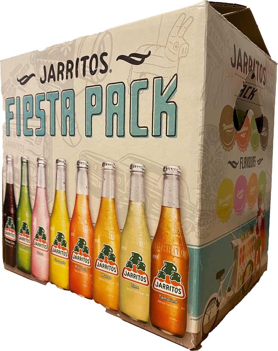 Jarritos Fiesta Mix Pack – Mexicaanse Frisdrank – 12 Glazen Flesjes – Diverse Smaken – Met Suikerriet (EAN: 0090478006819): 🌮 Wat is de Jarritos Fiesta Mix Pack eigenlijk