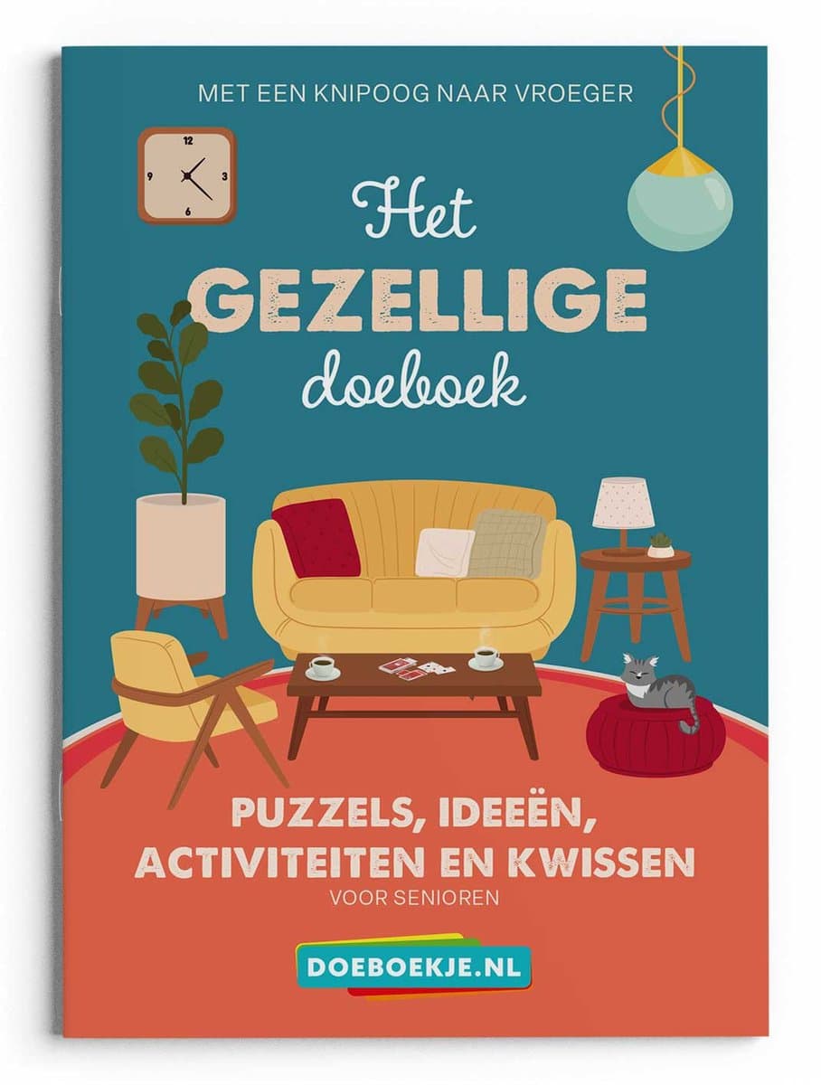 Het Gezellige Doeboek voor senioren - puzzelen, spelletjes, ideeën, kwissen - terug in de tijd, nostalgie, voor 50+-ers (EAN: 9789083441054)