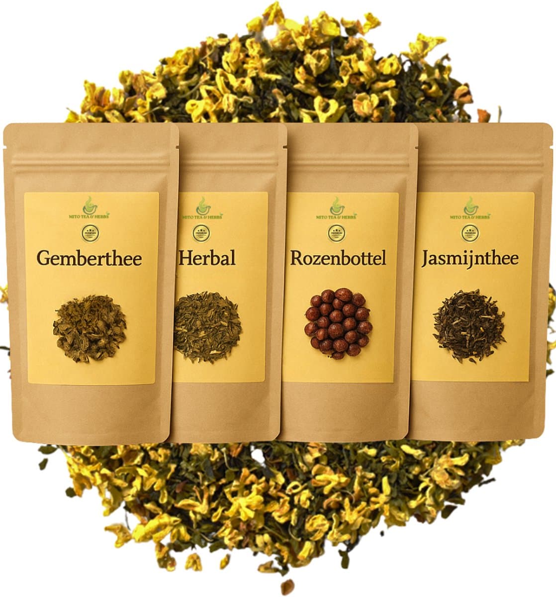 Mito Tea - Losse Thee - Deluxe Theepakket - Proefpakket Met 4 Verschillende Losse Thee * Special Taste * 4X 25 gram - Random - Voorzien Van De Beste Ingrediënten (EAN: 8719327656259): 1️⃣ De eerste indruk Snel en verrassend lekker