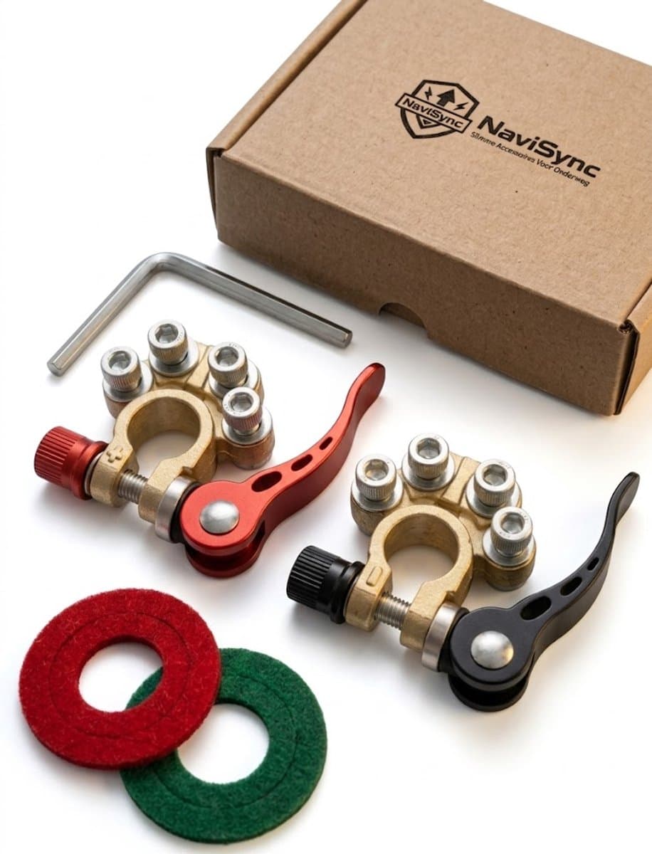 NaviSync® Premium Accuklemmen Set - 2-delig Quick Release Systeem - Universeel 12V/24V - Hoogwaardig Messing & Aluminium - Voor Auto, Boot, Camper & Truck - Inclusief Montageset (EAN: 6152607161128): Waarom ik er meteen enthousiast van werd