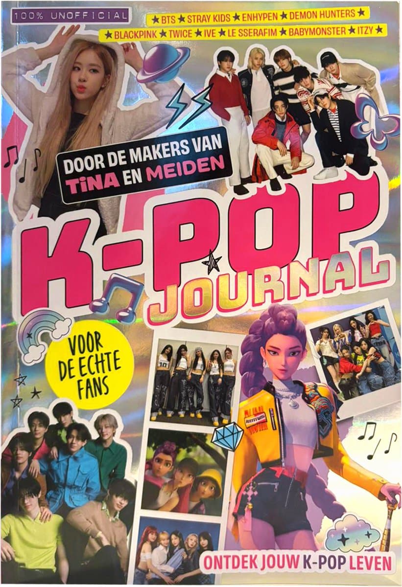 K-pop Journal - Journal - KPOP Dagboek Meisje - Stray Kids - BTS - ENHYPEN - Demon Hunters - BLACKPINK - IVE - TWICE - LE SSERAFIM - ITZY - BABYMONSTER - Aespa - Journaling - Vakantieboek - Winterboek - DIY - Invulboek - Invullen - Creatief (EAN: ...