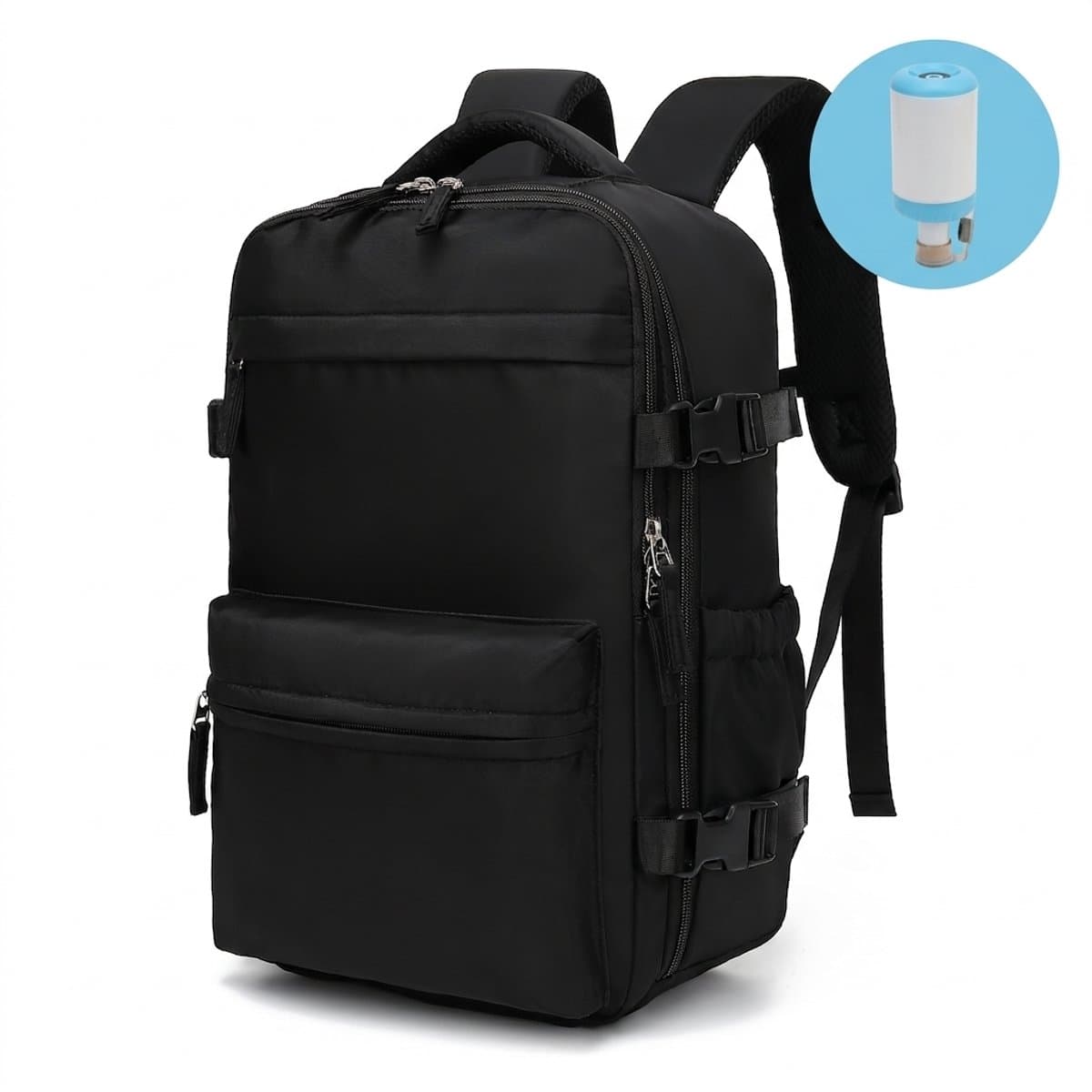 North Star Reisrugzak 40L – Handbagage Rugzak - Vacuümcompartiment - Waterafstotend - Weekendtas & dagrugzak (EAN: 8719327765074): 1. Ruimte en indeling – een mini‑werkplaats op je rug