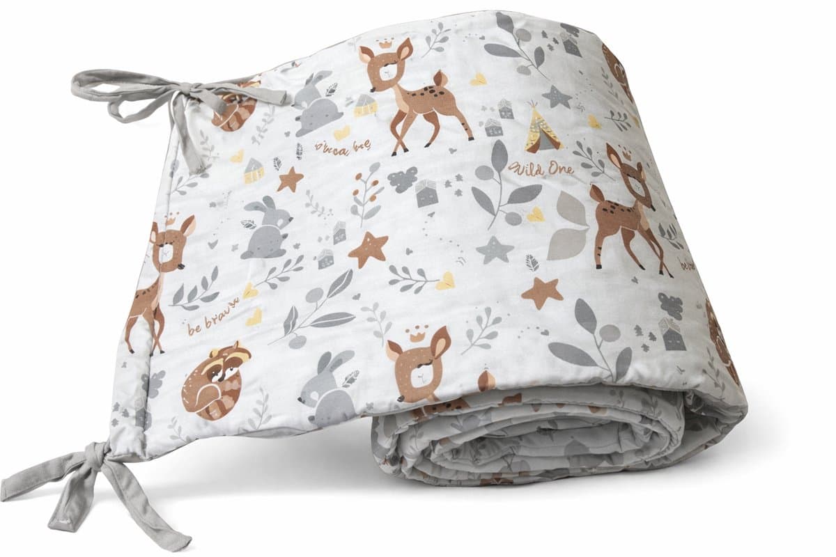 Baby Ledikant Bedbumper – Veiligheidsbumper met Bosdierenprint –bed zijbeschermers - anti stootrand - Bedomrander 180x30 cm- Geschikt voor Ledikant – Ademend & Comfortabel (EAN: 6151829928946): 🎈 Waarom ik deze bedbumper eigenlijk kocht  Toen ik o...