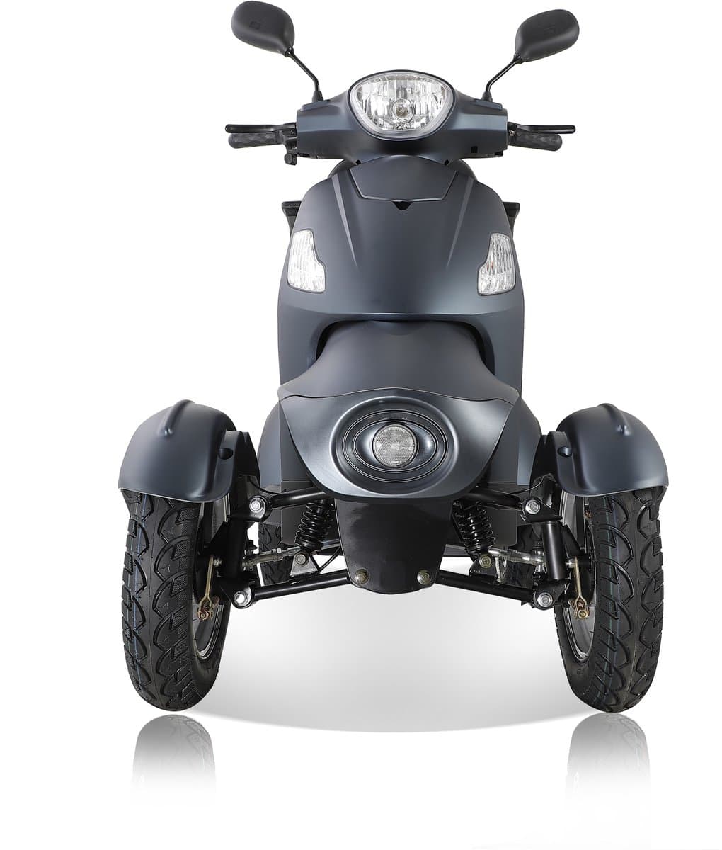 Aribeca Hygieia B8M -XL-4 Elektrische scooter met 4 wielen, voor senioren, elektrische scooter, Captain Chair, matzwart (EAN: 8721325734006)