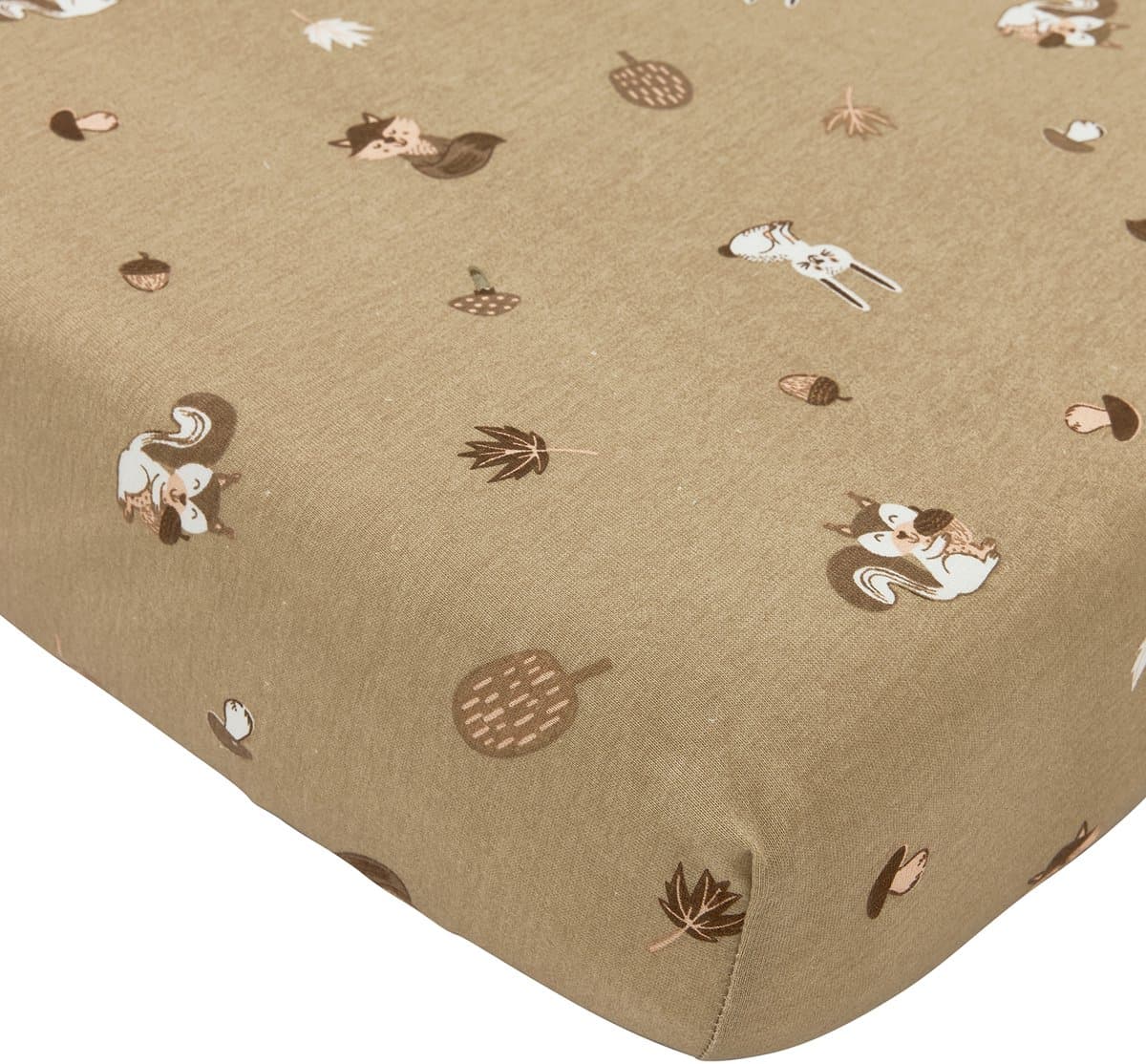 Meyco Baby Forest Animals Hoeslaken Junior Bed - Sand - 70x140/150cm (EAN: 4054703553352)
