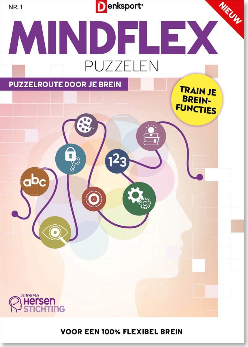 Denksport Puzzelboek - Mindflex puzzelen editie 1 (EAN: 8710835875620)