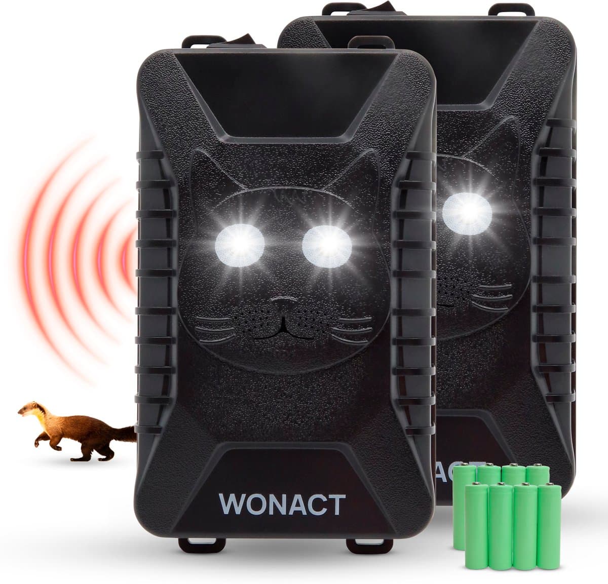 Wonact Marterverjager Auto 12V – 2 Stuks – Steenmarter Verjager Huis – Anti Marter - Muizenverjager - Auto, Huis, Tuin - 3 Stroomvoorzieningen (USB/AA Batterijen/DC-12V) (EAN: 8721381480091): Waarom dit apparaat zo’n buzz veroorzaakt