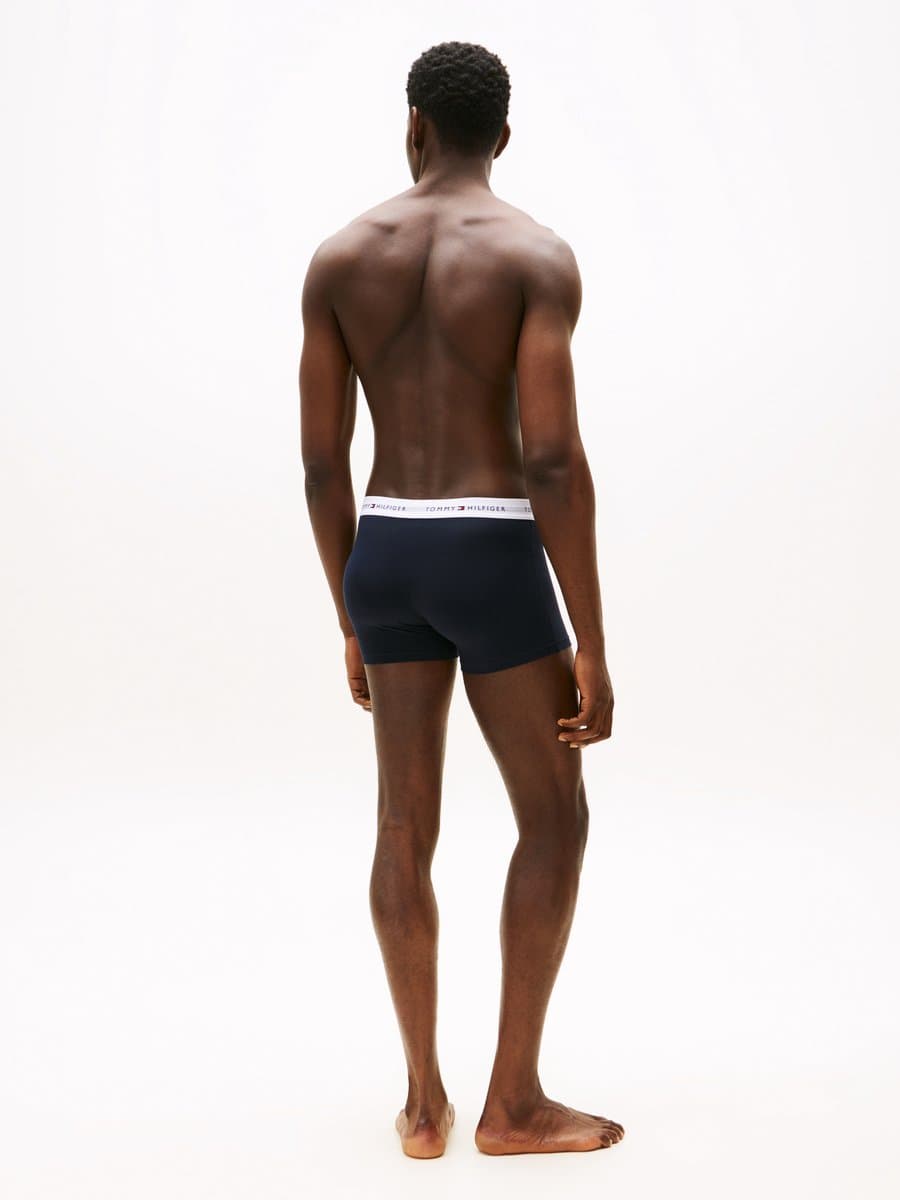 Tommy Hilfiger 3pack trunks - donkerblauw - katoen (EAN: 8720643556000)