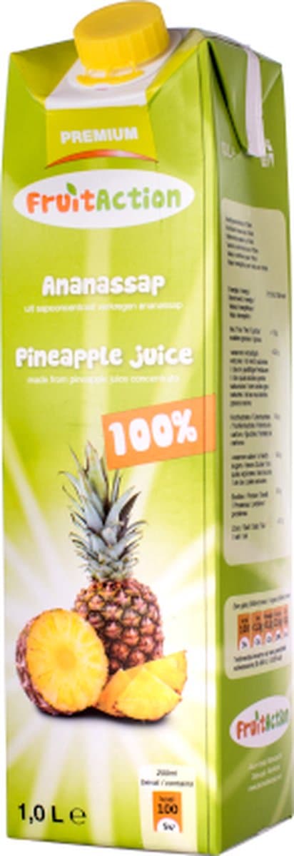 Fruit | Action | Ananassap | 6 x 1 liter (EAN: 8717399840095): Wat maakt dit sap zo bijzonder