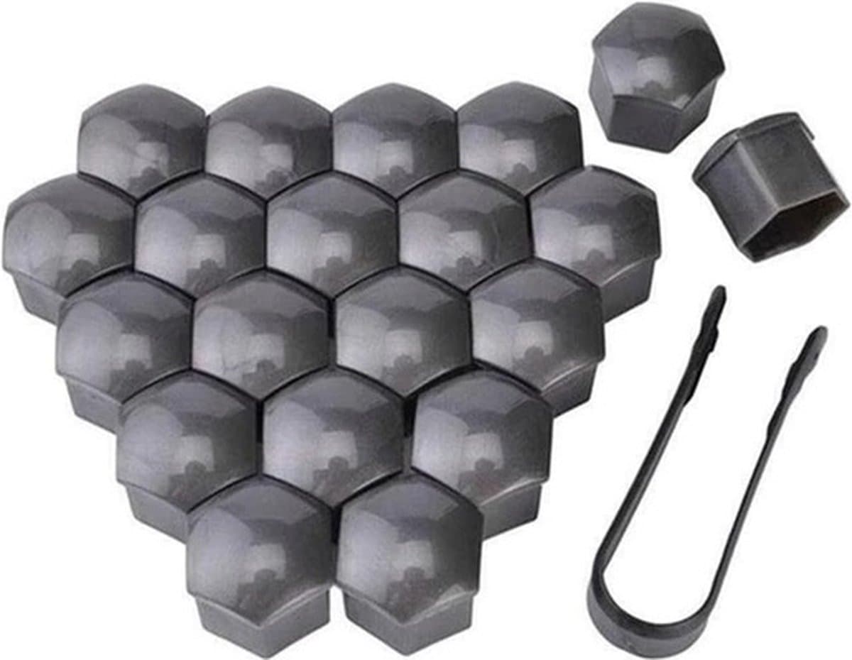 Wielmoerkapjes 17mm - Set van 20 stuks - Grijs - Moer Cover Auto (EAN: 7435828513549): Waarom ik naar wielmoerkapjes zo verlangde