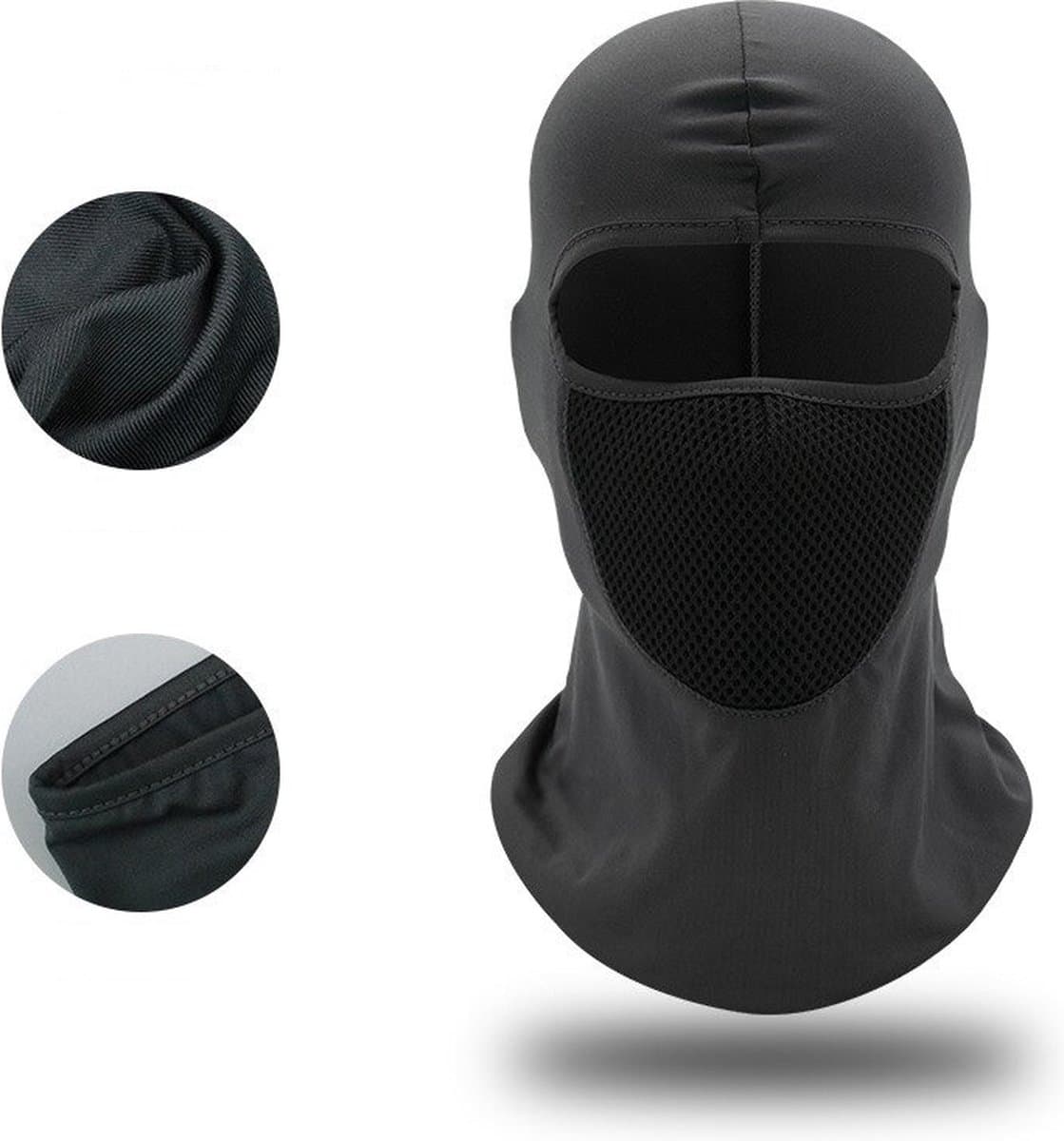 Luxe Motor Balaclava - Helm Cap - Bivakmuts - Motorfiets - Scooter - Muts - Brommer - Zweetband - Outdoor - Zwart (EAN: 8720167845390)