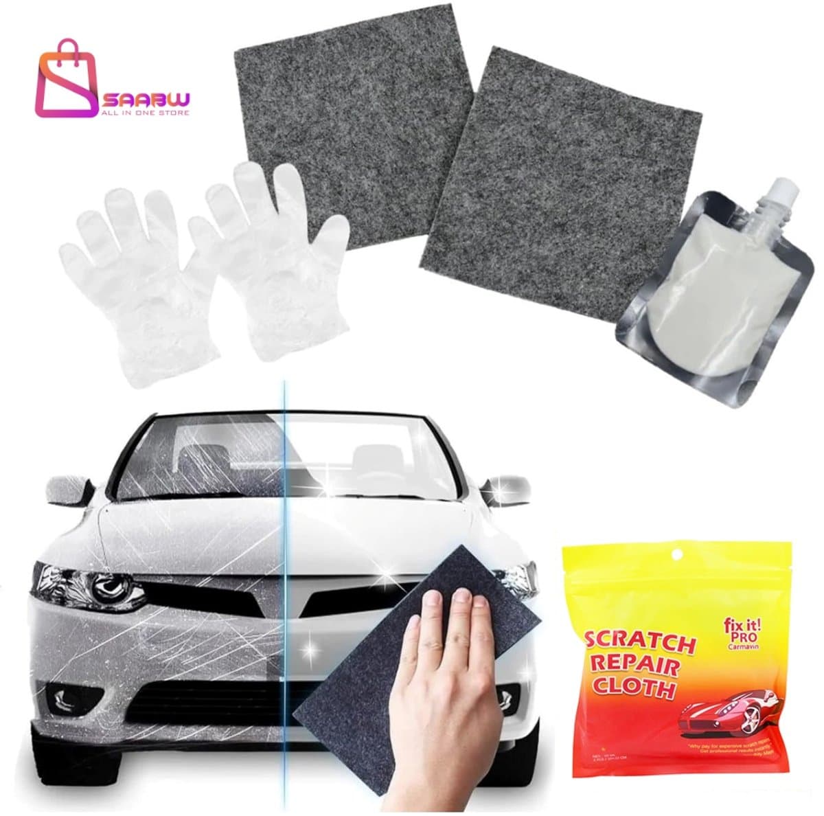 Lak Krasverwijder Set Auto – 45ml + 2 Polijstdoeken – Snelle Autolak Correctie – turtle wax – krassen verwijderen auto – 74030 (EAN: 6154518125107): 💡 Waarom ik deze set heb gekozen