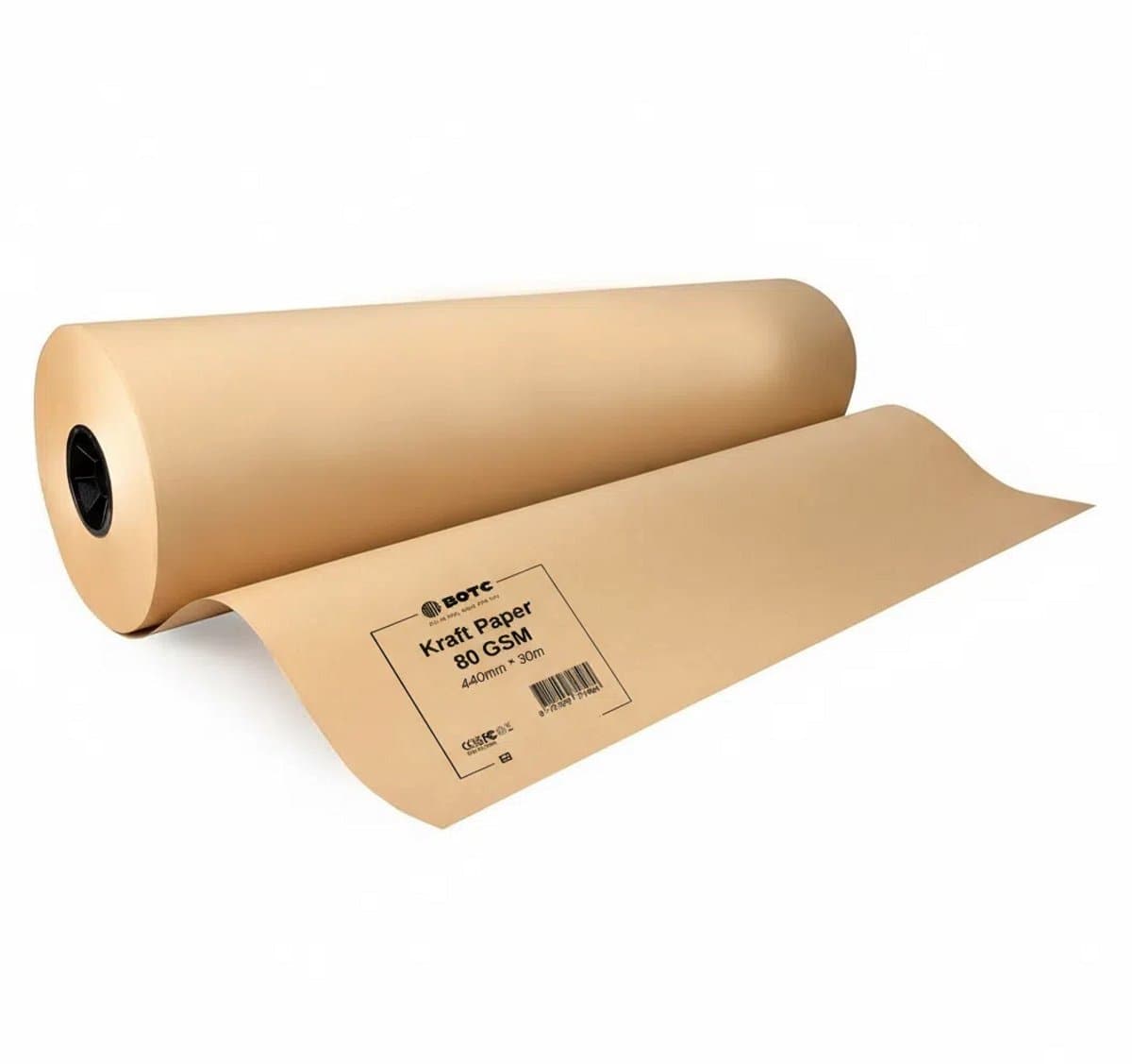 BOTC Rol Bruin Kraft Papier - 44.5cmx30meter - Verpakpapier - Inpakpapier - 1 Rol (EAN: 8721049717484)