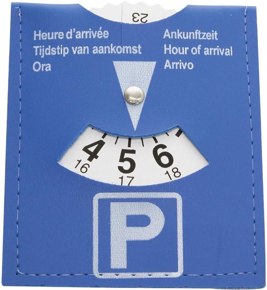 Dutch Gadgets Parkeerkaart - blauwe zone - duurzaam PU - set van 2 (EAN: 0612070223595): Een mix van positie en negatieven