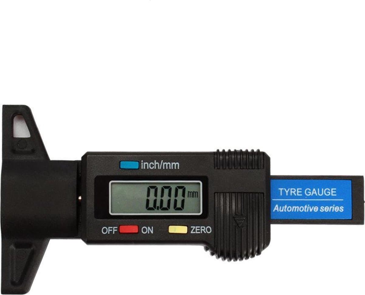Digitale Bandenprofielmeter - LED - Bandendieptemeter - Profielmeter - Zwart (EAN: 0634065243128): Wat is dit apparaat eigenlijk