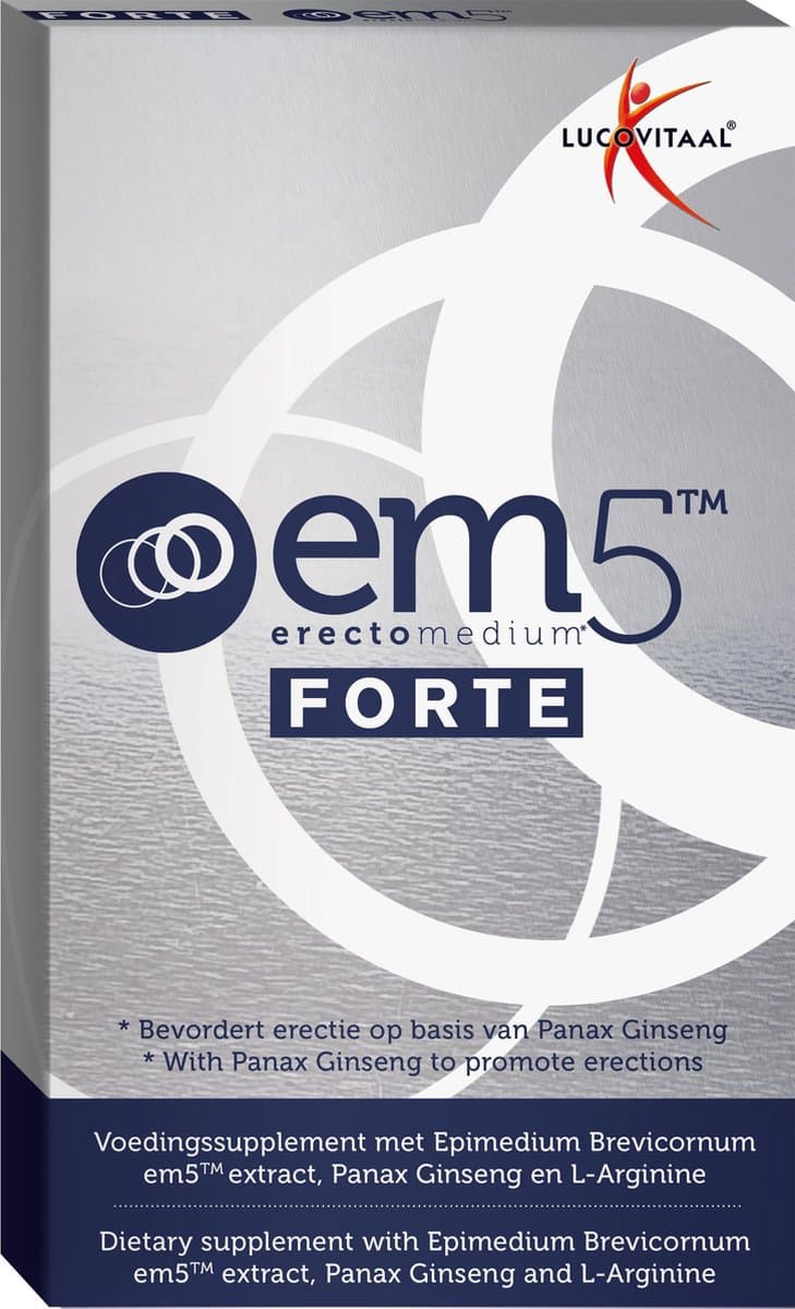 Lucovitaal EM5 Erectomedium Forte - 6 capsules - Voedingssupplementen (EAN: 8713713047126)