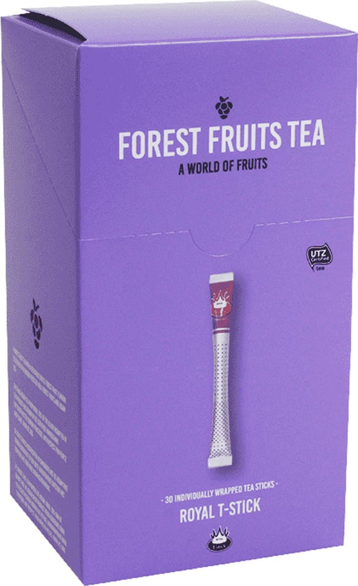 Royal T Stick Forest Fruits - thee - 30 stuks (EAN: 8718719180143): 🌟 **Natuurlijke magie in elke stokje**