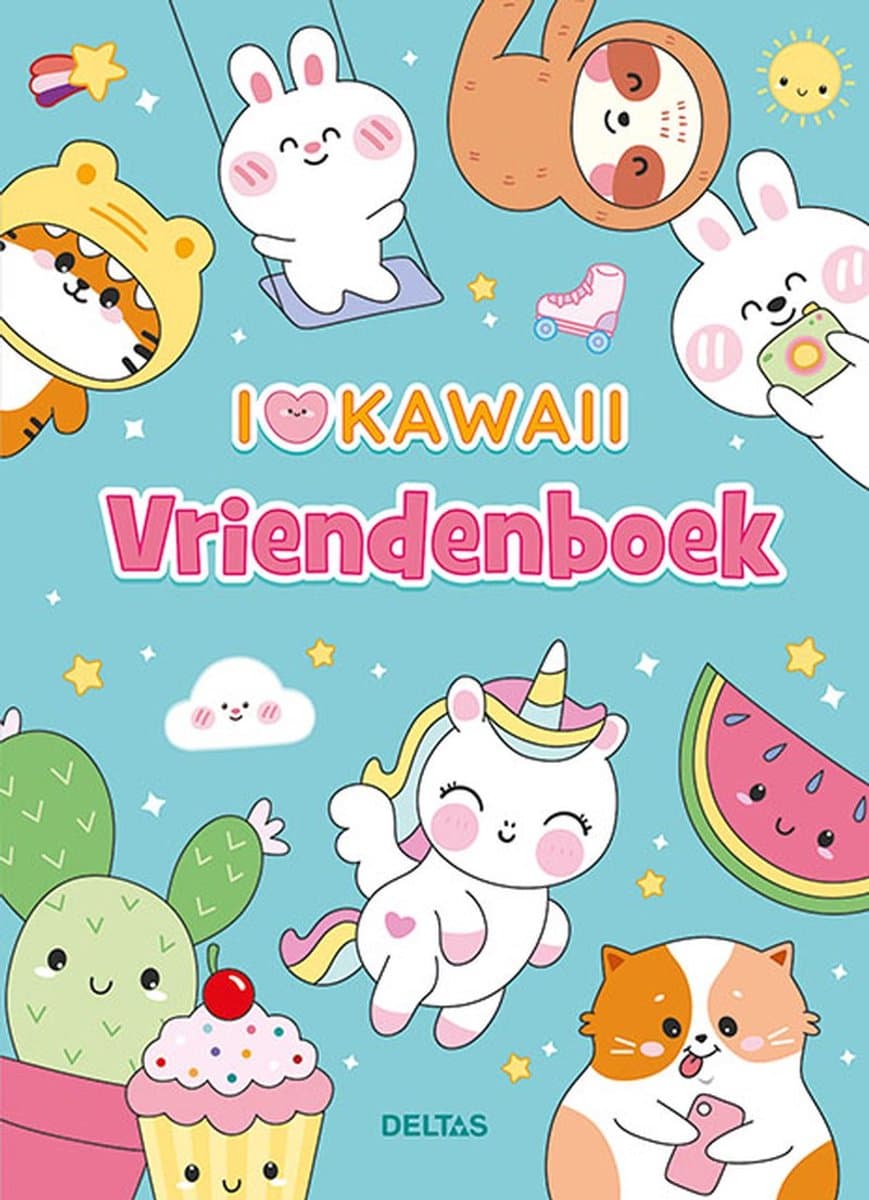 Ik hou van Kawaii vriendenboek - Deltas - Hardcover (EAN: 9789044764239): Wat maakt dit vriendenboek zo bijzonder