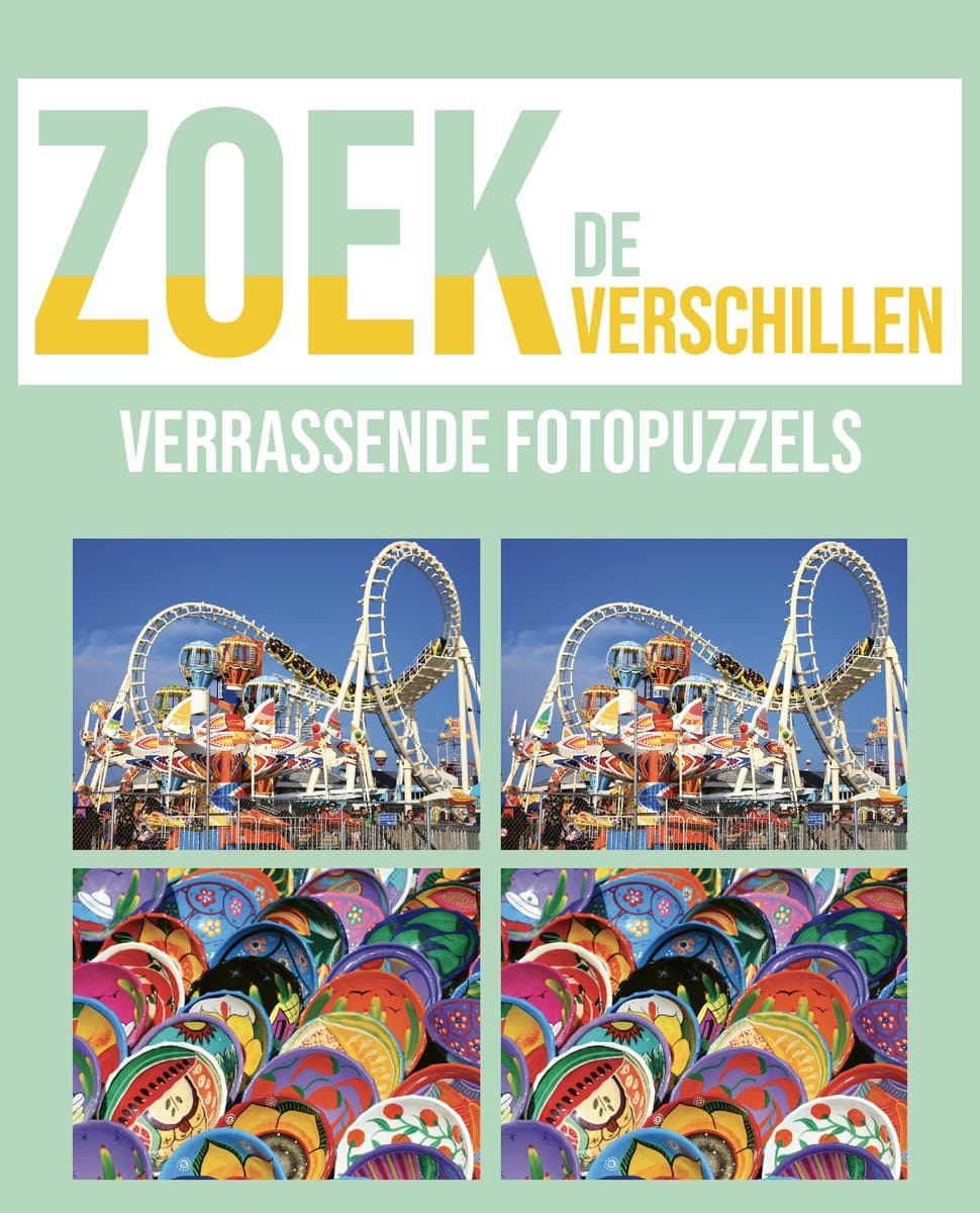 Zoek de verschillen - Verrassende fotopuzzels - logische foto puzzels (EAN: 9789464290097)