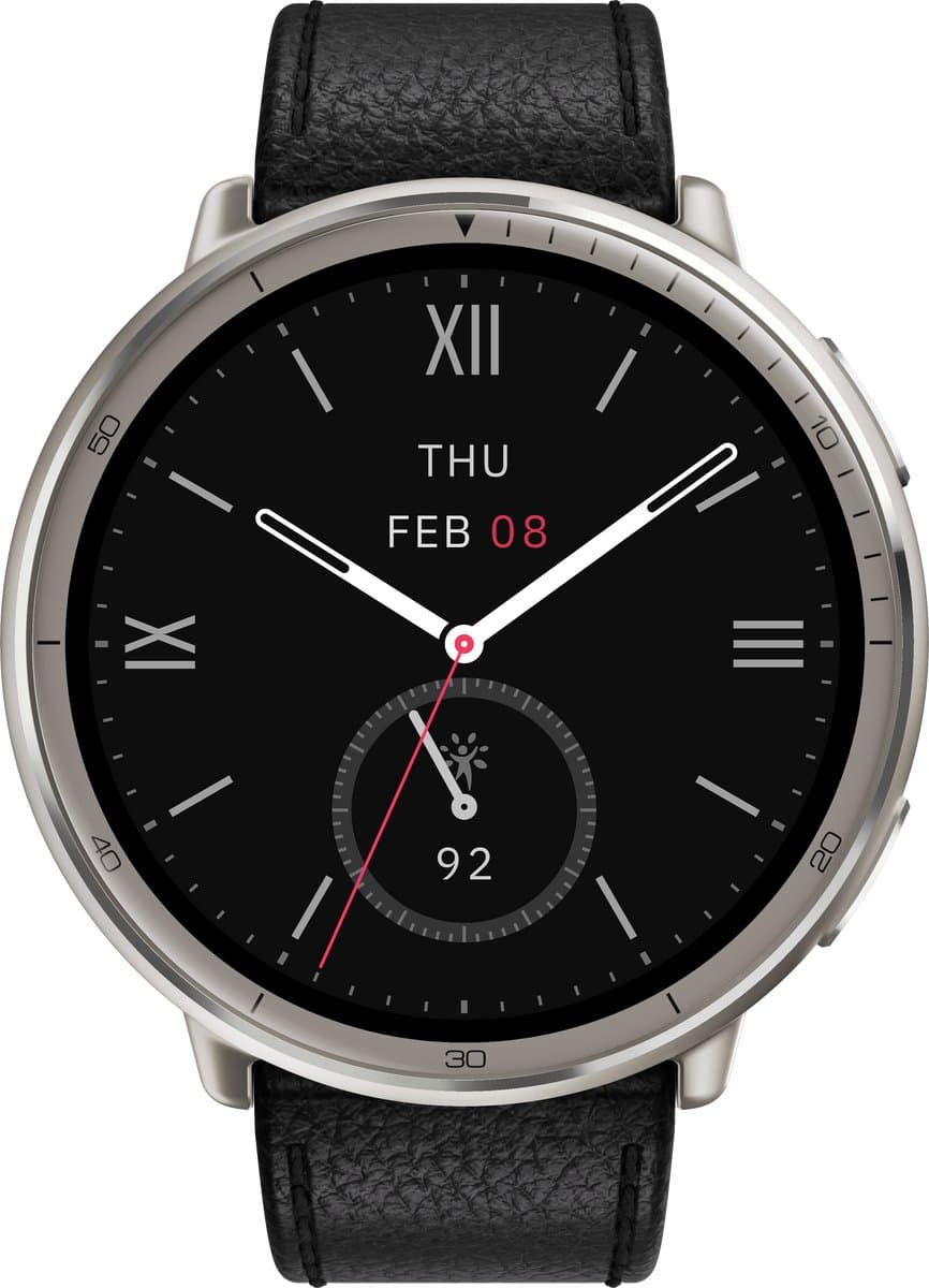 Amazfit Active 2 Round - Smartwatch - 44 mm - Black leather (EAN: 6970100377552): Waarom ik voor de Amazfit Active 2 Round koos