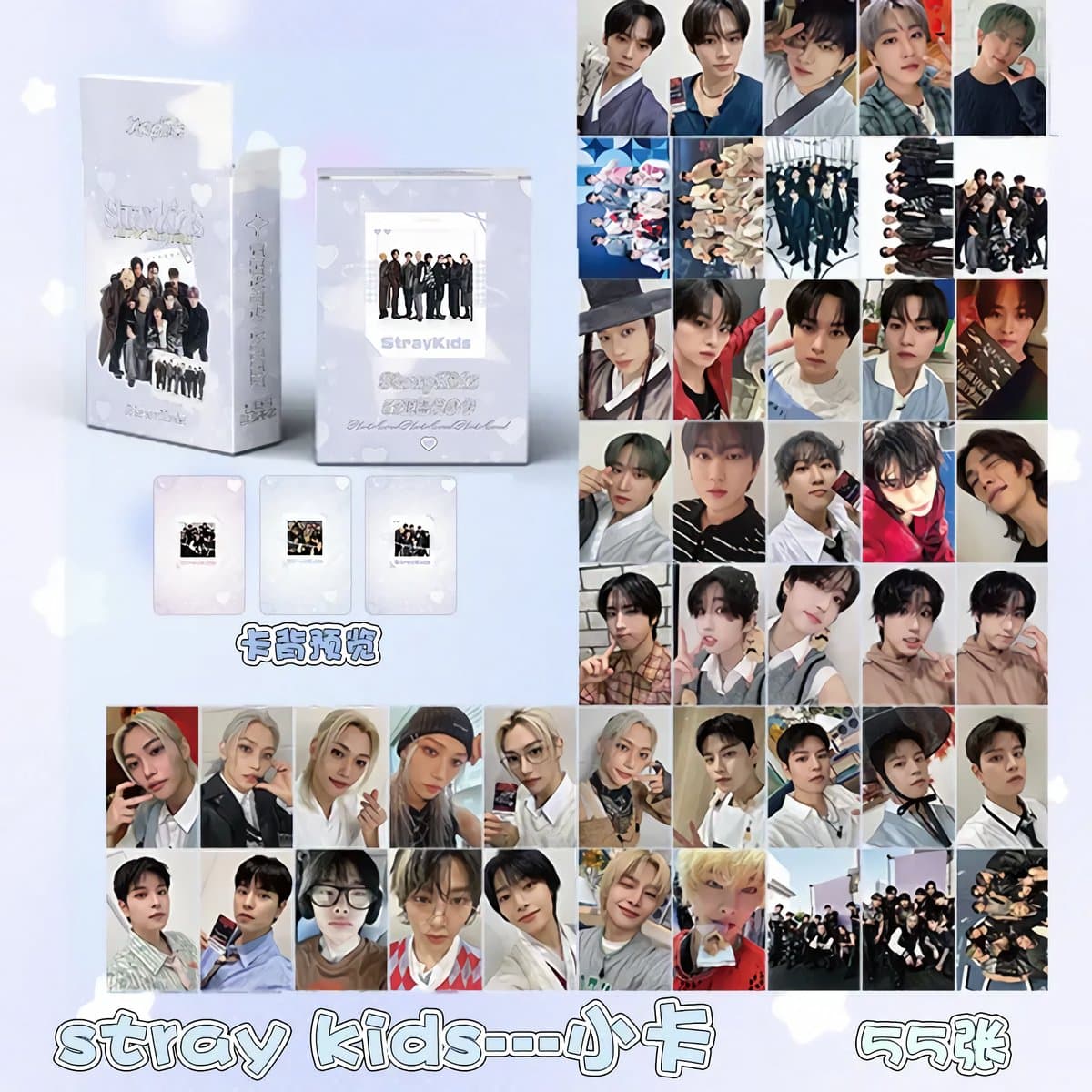 KPOP 50pcs/box Stray Kids Laser Photocard [Fotokaarten] (EAN: 8720848806177)