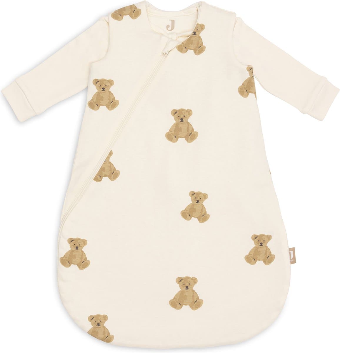Jollein Slaapzak Newborn 4-Seizoenen 60cm Teddy Bear (EAN: 8717329376137): **Een slaapzak die voor alle seizoenen uitkomt**