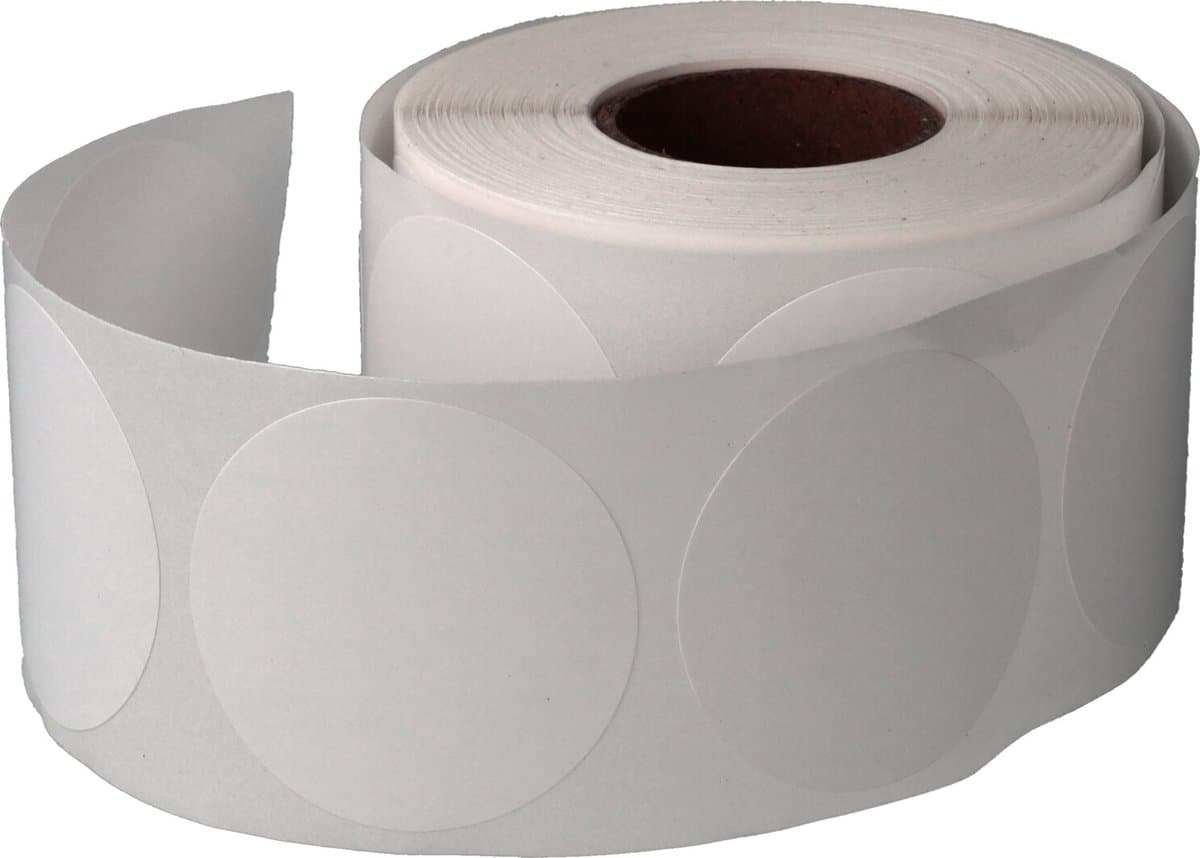 500 Etiketten Rond Wit Stickers 35 mm op Rol - Label Blanco Stickers Gekleurd - Sluitzegel - Dappaz (EAN: 8720769710096): Waarom ik meteen verliefd werd