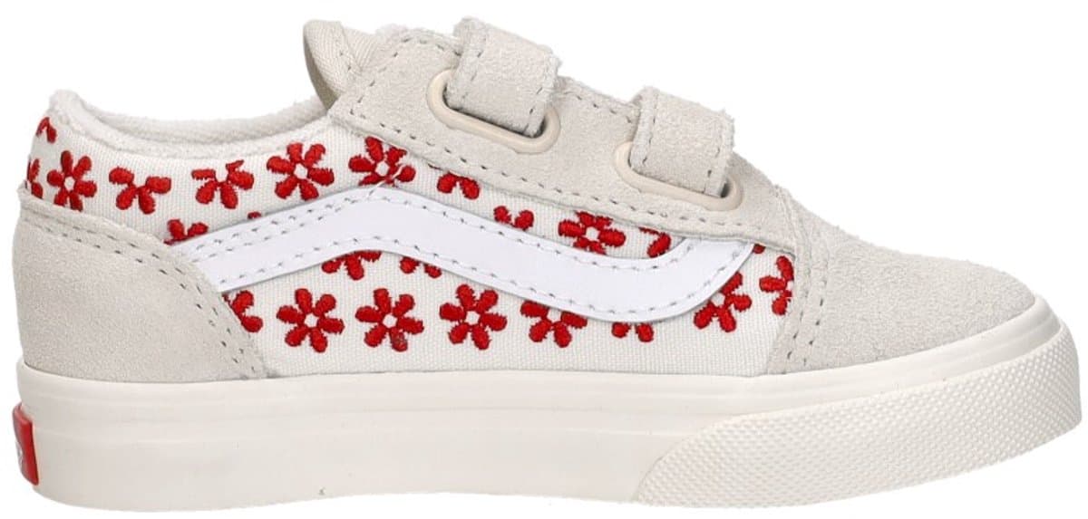 Vans Old Skool V Chantilly Floral Sneakers - Meisjes - Beige - Maat:24 (EAN: 0198266396569)