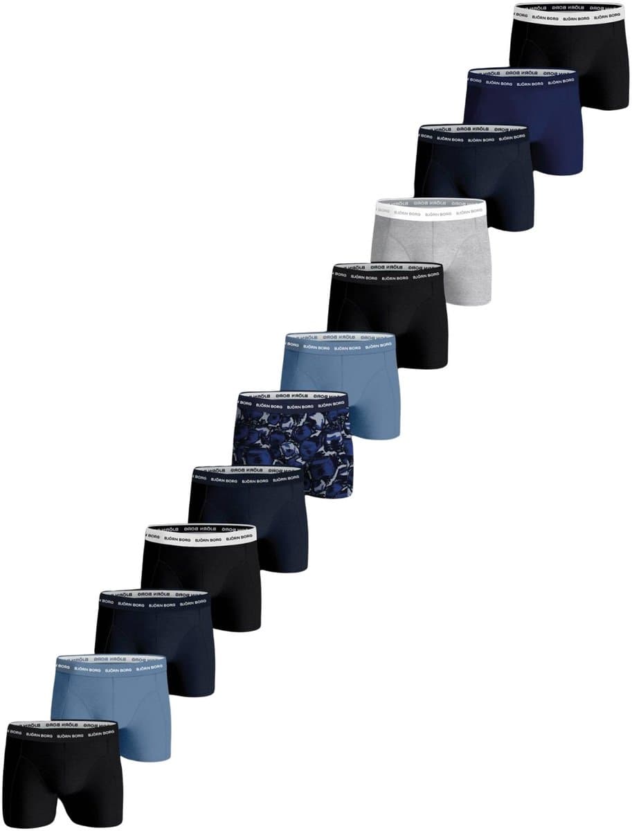 Björn Borg Cotton Stretch Boxershorts Heren (12-pack) - Maat S (EAN: 7321465784803)